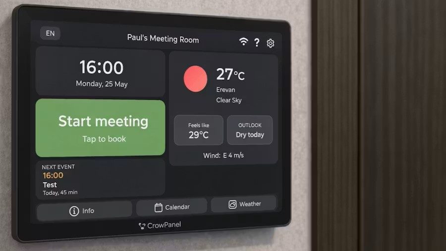 Smart Meeting Room Panels – Grovety
